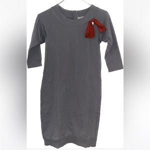 Girls gray charm dress size 10